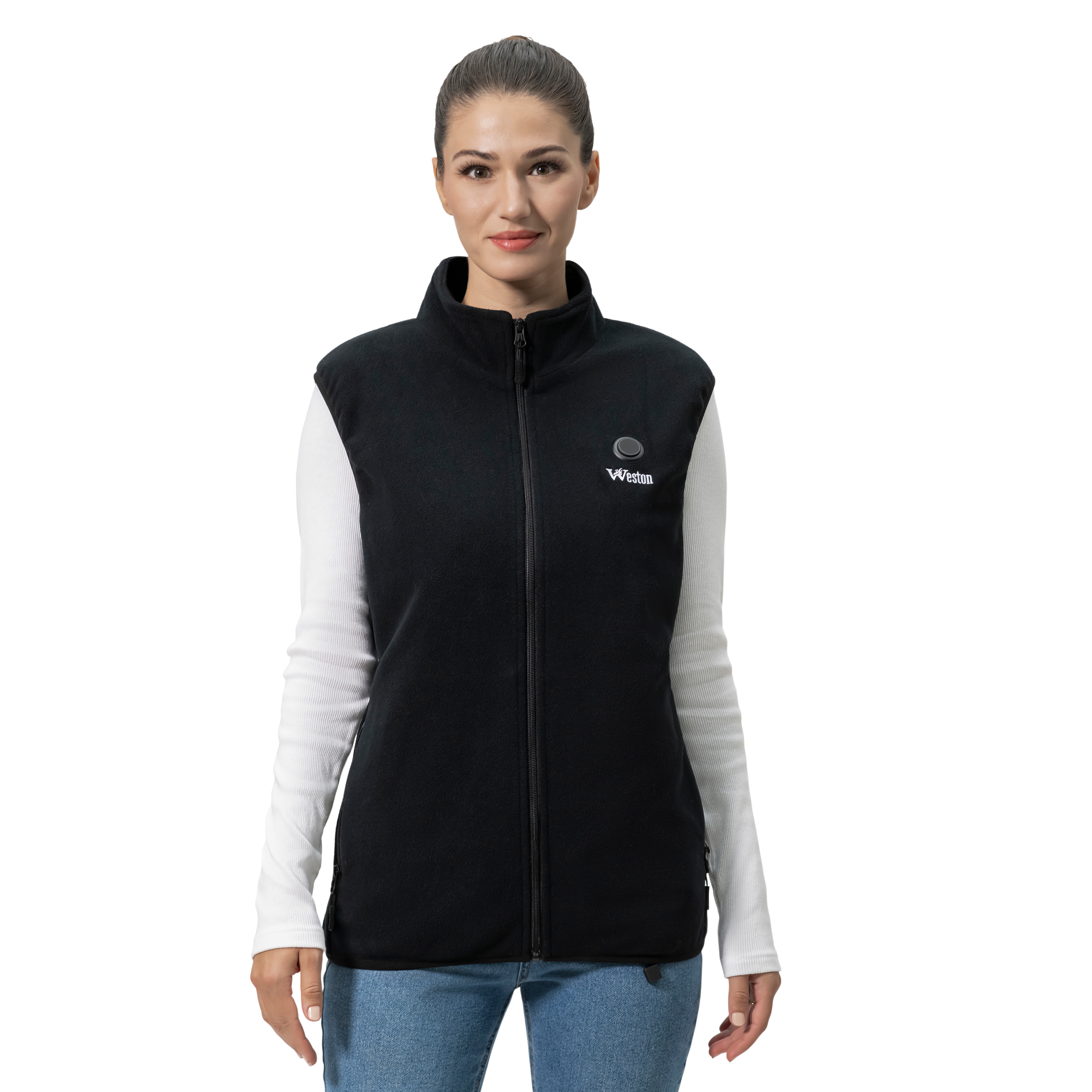 The north face sales women's fleece vests