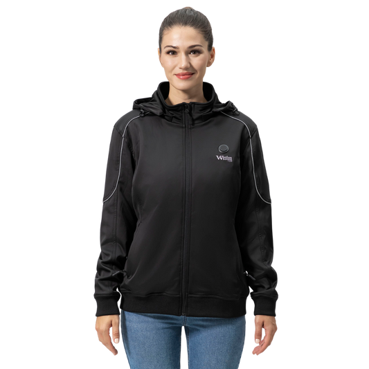 Women's Soft Shell Heated Track Jacket- FINAL SALE