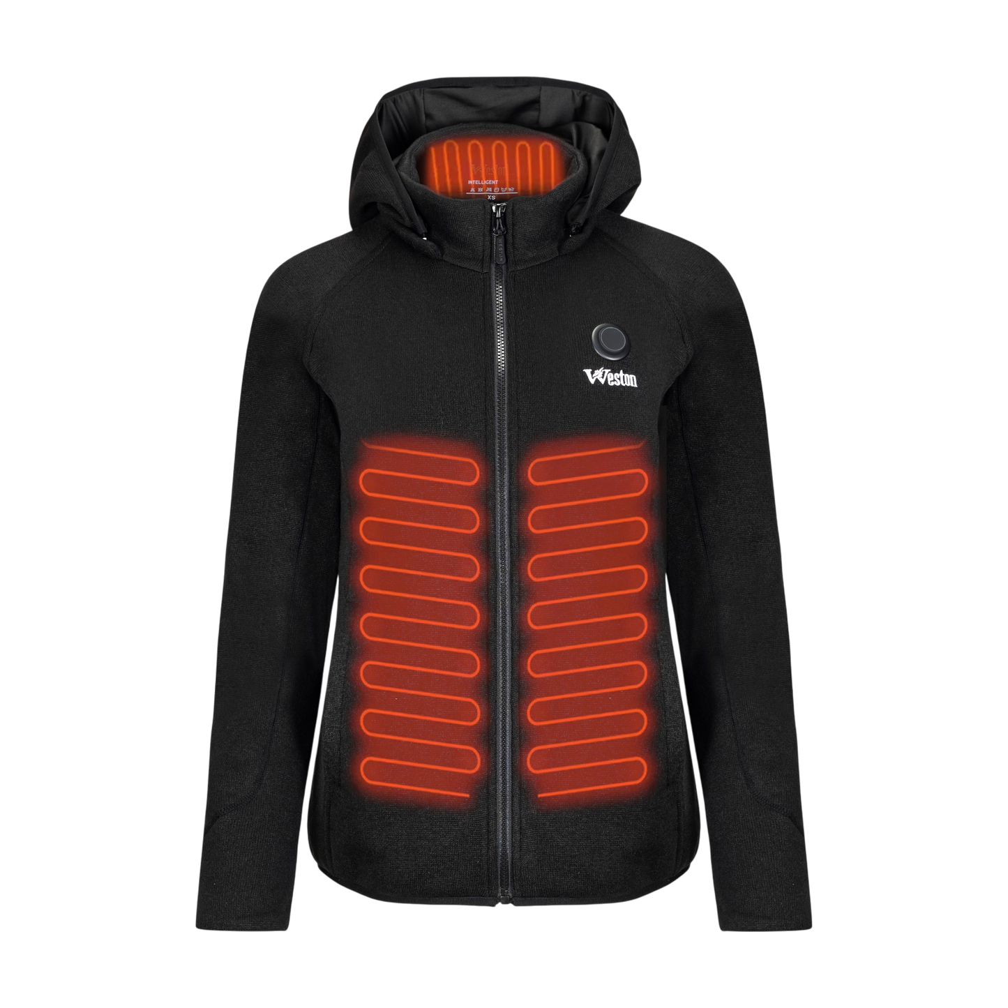 Women's Fleece Heated Jacket with Hood