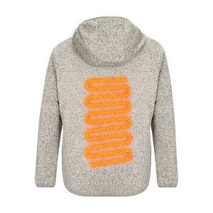 Men's Fleece Heated Jacket with Hood