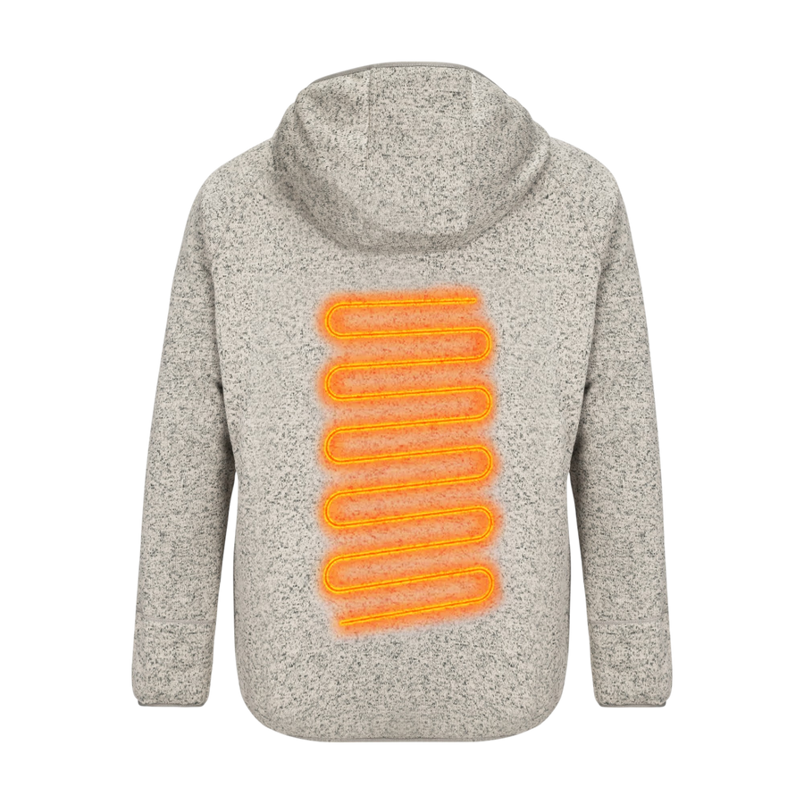 Men's Fleece Heated Jacket with Hood