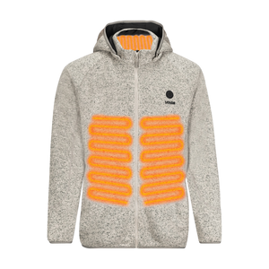 Men's Fleece Heated Jacket with Hood