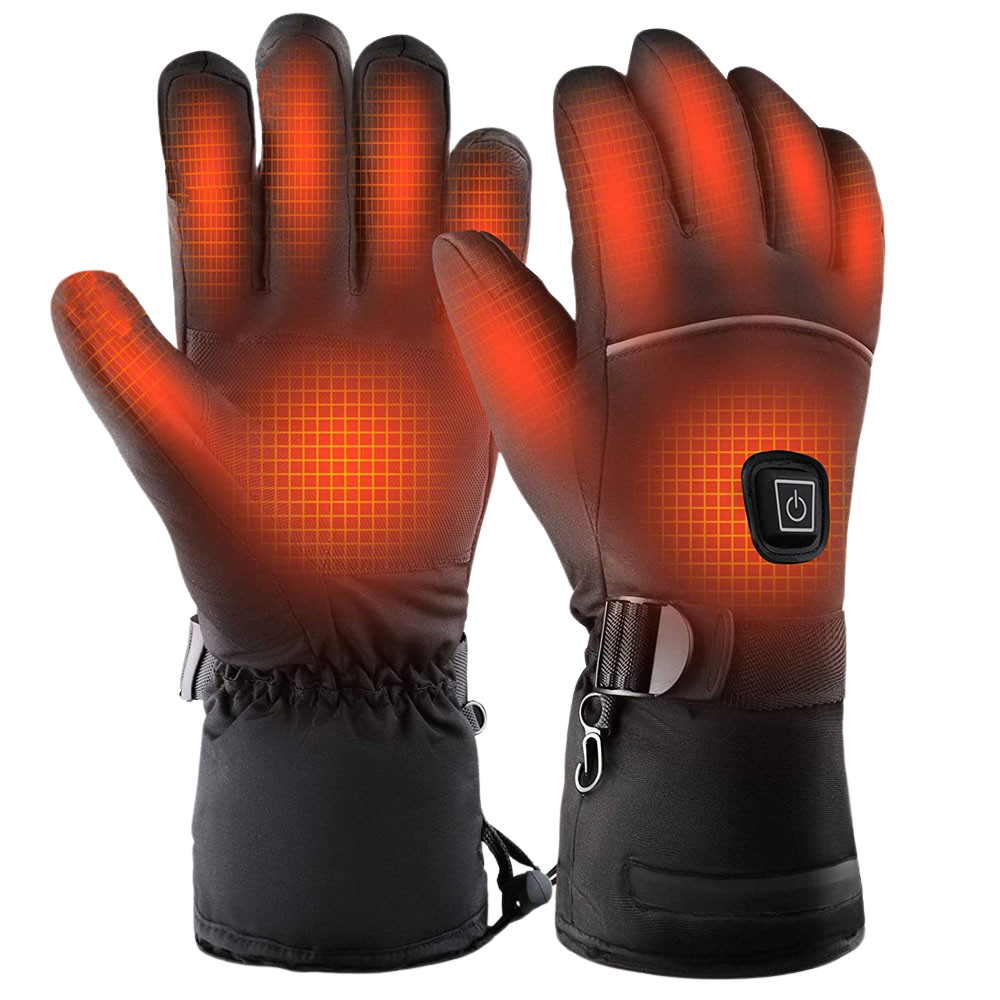 Heated Gloves Electric Rechargeable Battery Hand Warm Windproof Thermal Winter Unisex