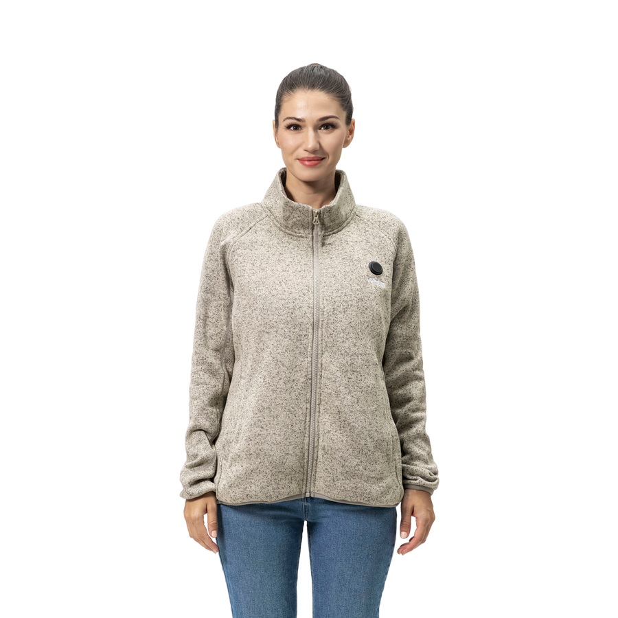 Heated clearance fleece jacket