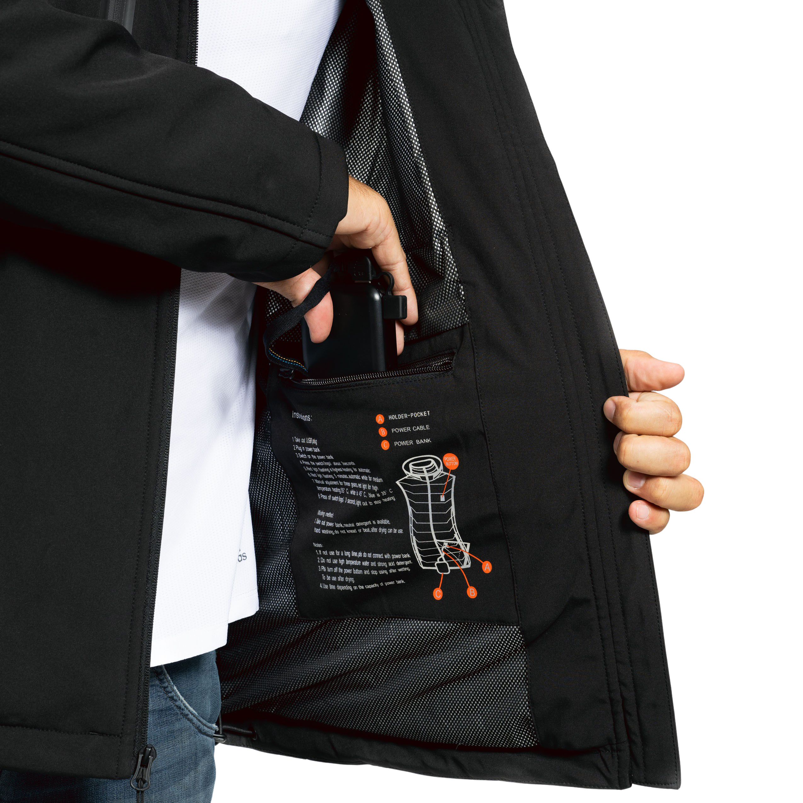 Womens Heated Jacket CONQUECO Heated Jacket, Unisex Heating Coat