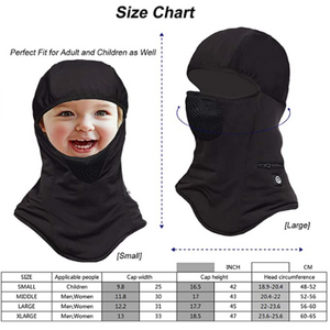 Heated Balaclava Face Ski Mask